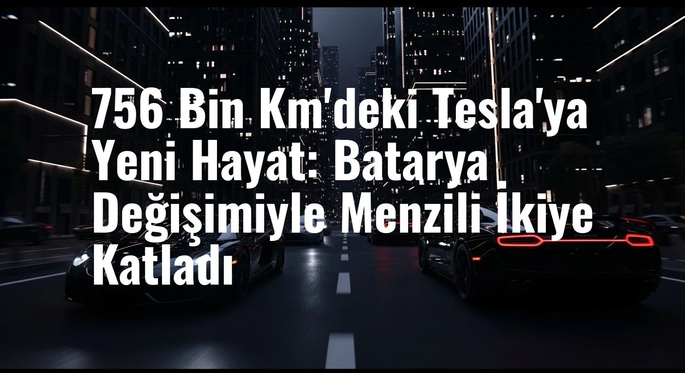 756 Bin Km'deki Tesla'ya Yeni Hayat: Batarya Değişimiyle Menzili İkiye Katladı