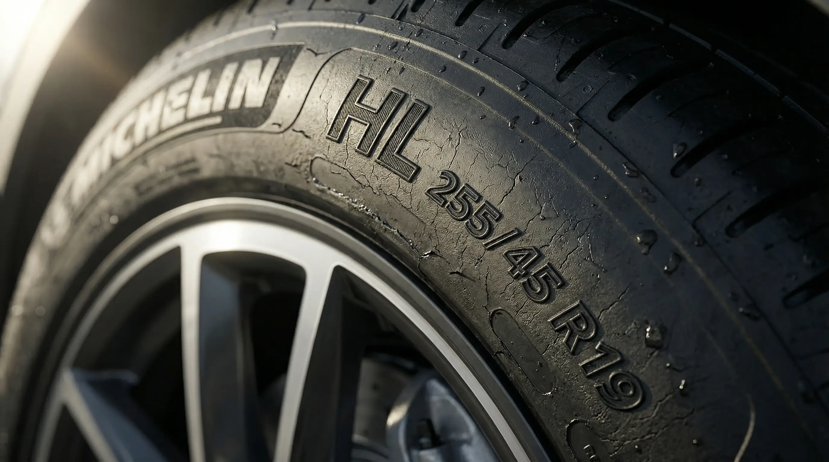 Elektrikli araç lastiği üzerindeki HL High Load yük endeksi işareti