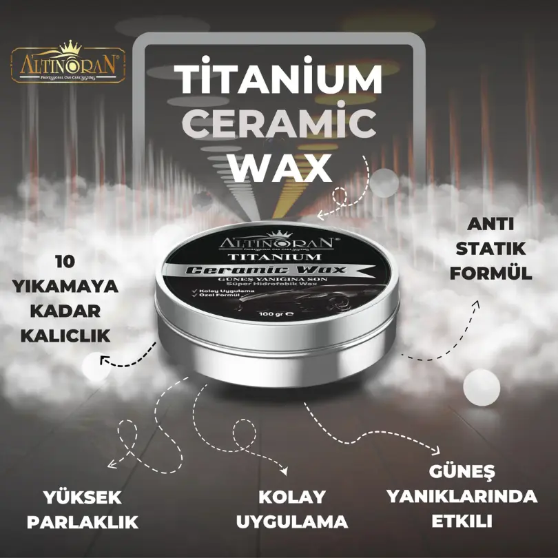 Altın Oran Titanium Ceramic Wax Krem Cila 100 Gr
