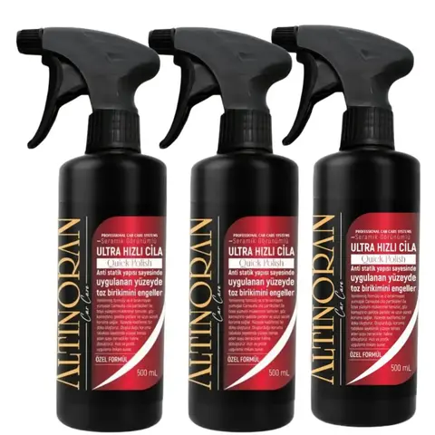 3 Adet Ultra Hızlı Cila 500 ML