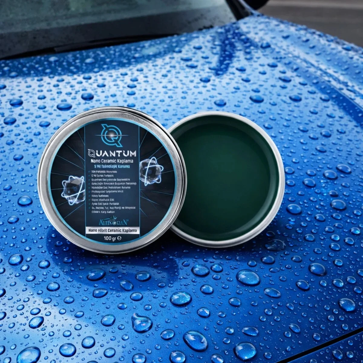 Quantum Profesyonel Hibrit Seramik Wax Hızlı Cila 100 gr 10H Sertlik 5 Yıl Koruma