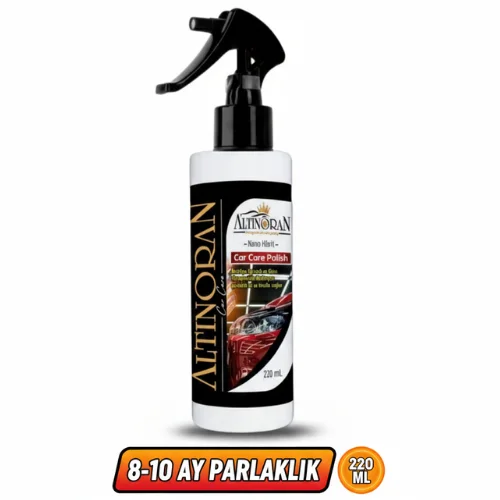Nano Hibrit Hızlı Cila 220ml - 8-10 Ay Etkili Seramik Katkılı Su İtici & Boya Koruma