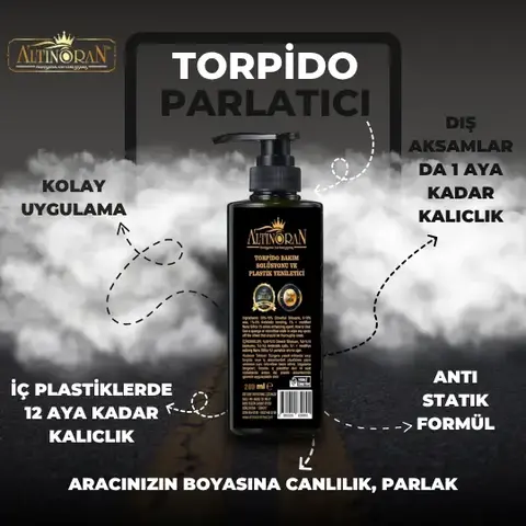 Torpido bakım solisyonu ve Plastik yenileyici 200 ML