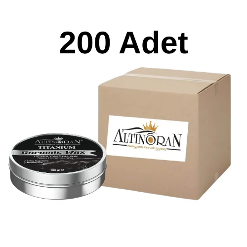 Altınoran Titanium Seramik Wax Krem Cila 100 Gr - 200 Adet Toptan