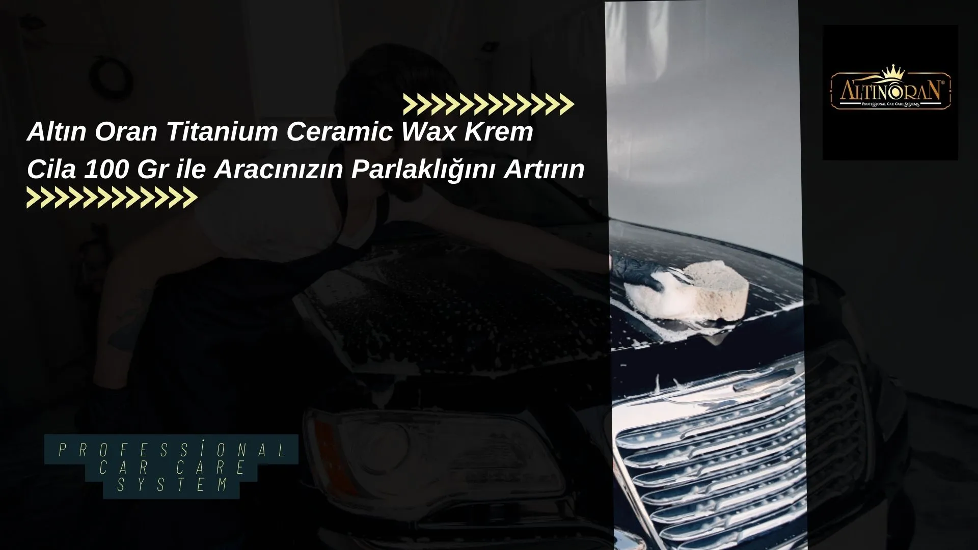 Altın Oran Titanium Ceramic Wax Krem Cila 100 Gr ile Aracınızın Parlaklığını Artırın