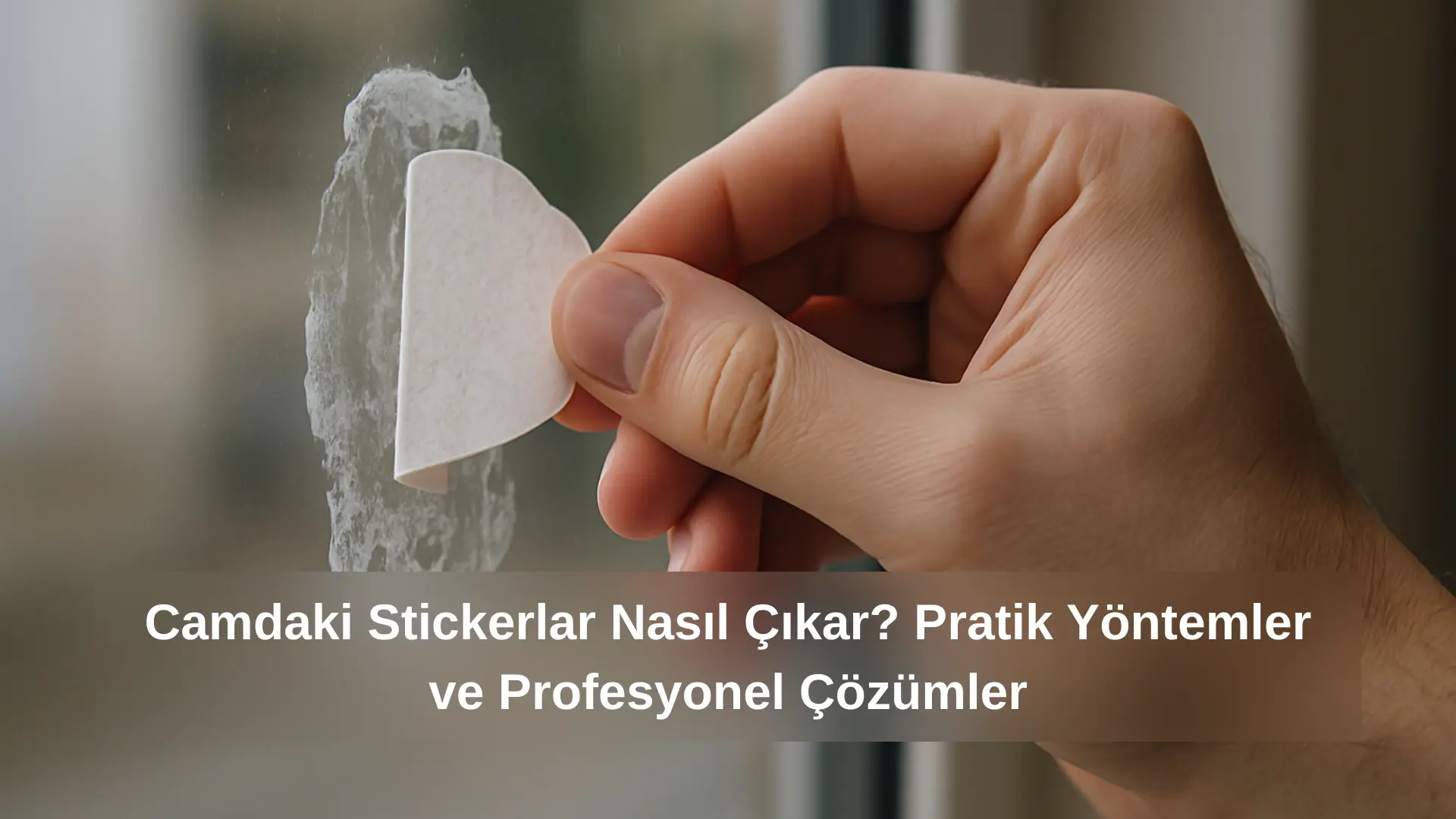 Camdaki Sticker İzi Nasıl Çıkar? [4 Kanıtlanmış Yöntem]