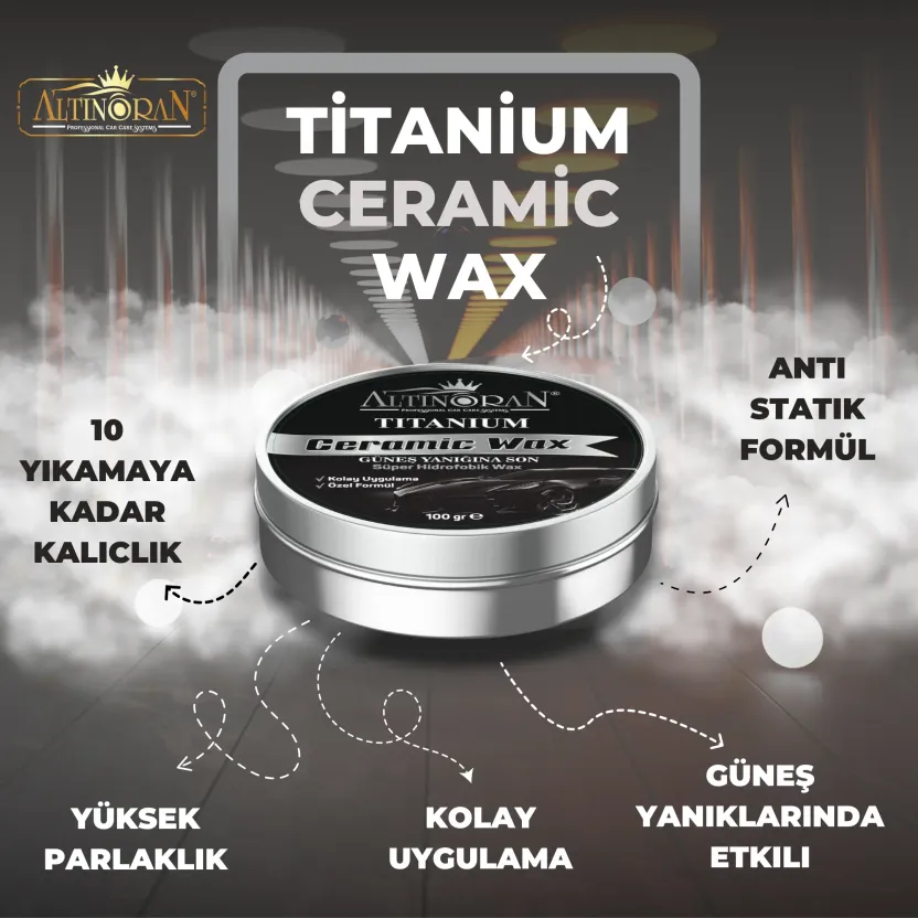Altın Oran Titanium Ceramic Wax Krem Cila 100 Gr       