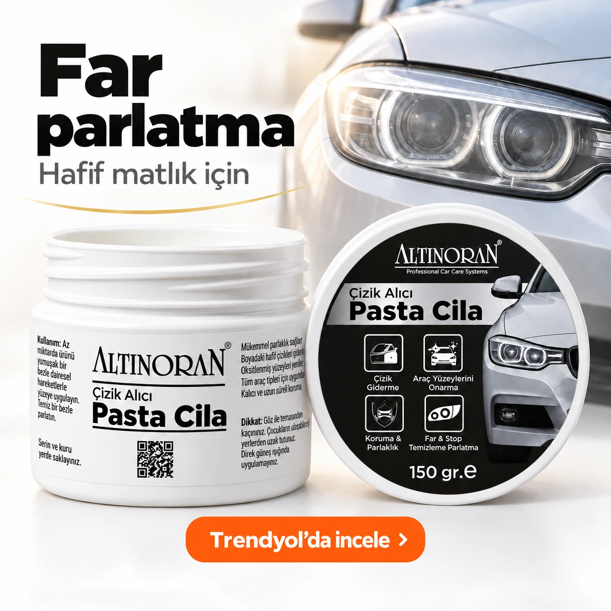 Far parlatma — Altınoran Pasta Cila 150 g, Trendyol