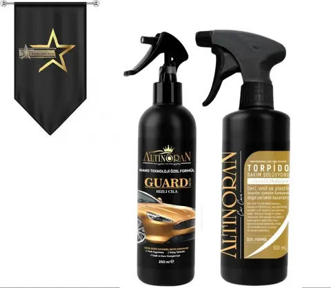 1 adet guard auto hızlı cila + 1 adet torpido parlatıcı